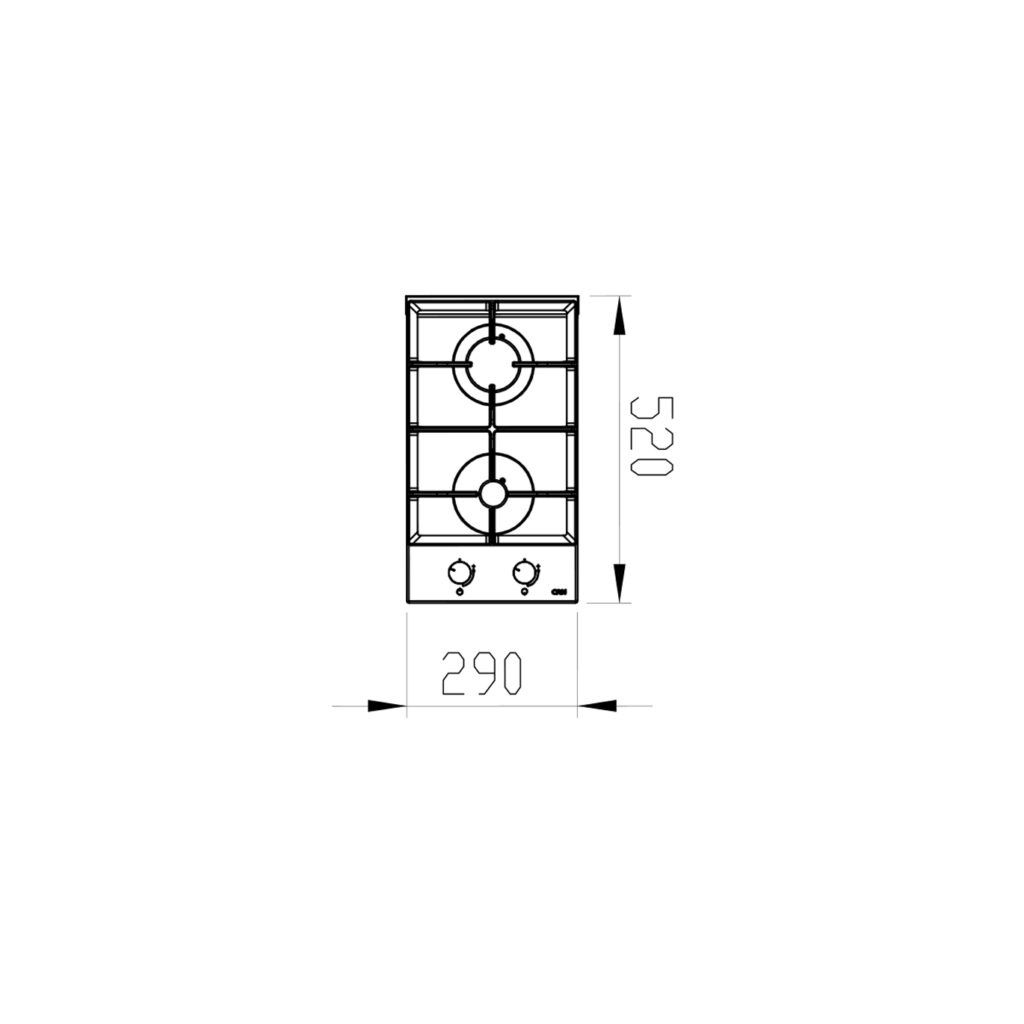 اجاق مدل دومینو | DOMINO - تصویر 2