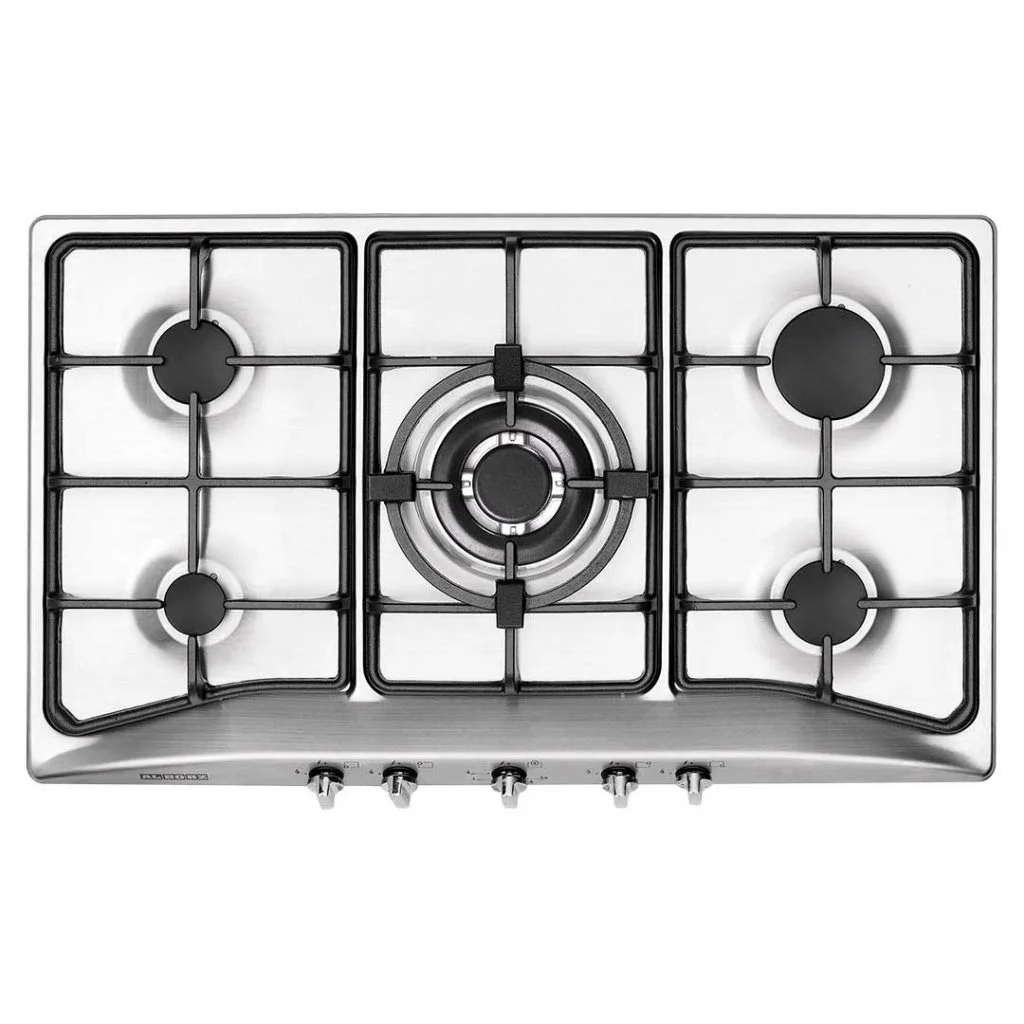 اجاق گاز رومیزی پنج شعله‌ مدل S-5906 استیل البرز
