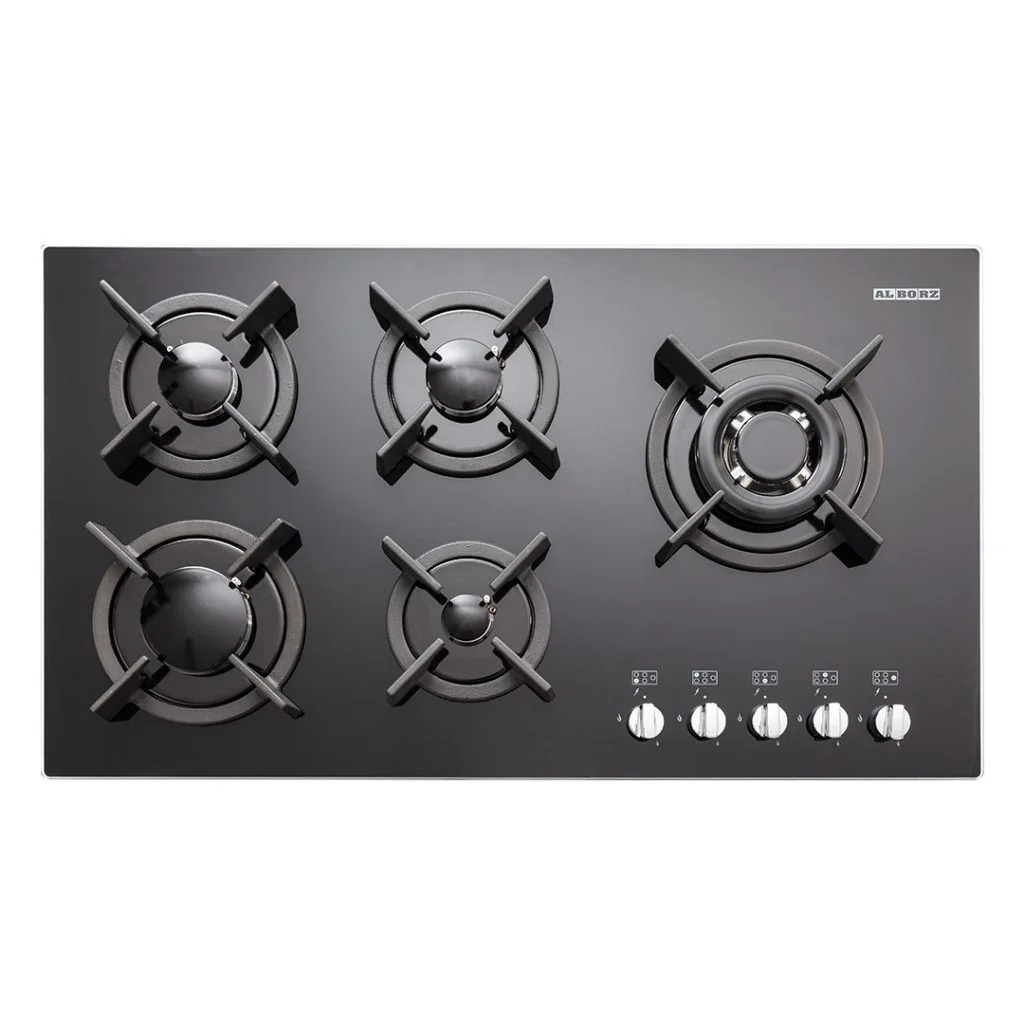 اجاق گاز رومیزی پنج شعله‌ مدل G-5907 – L&R استیل البرز