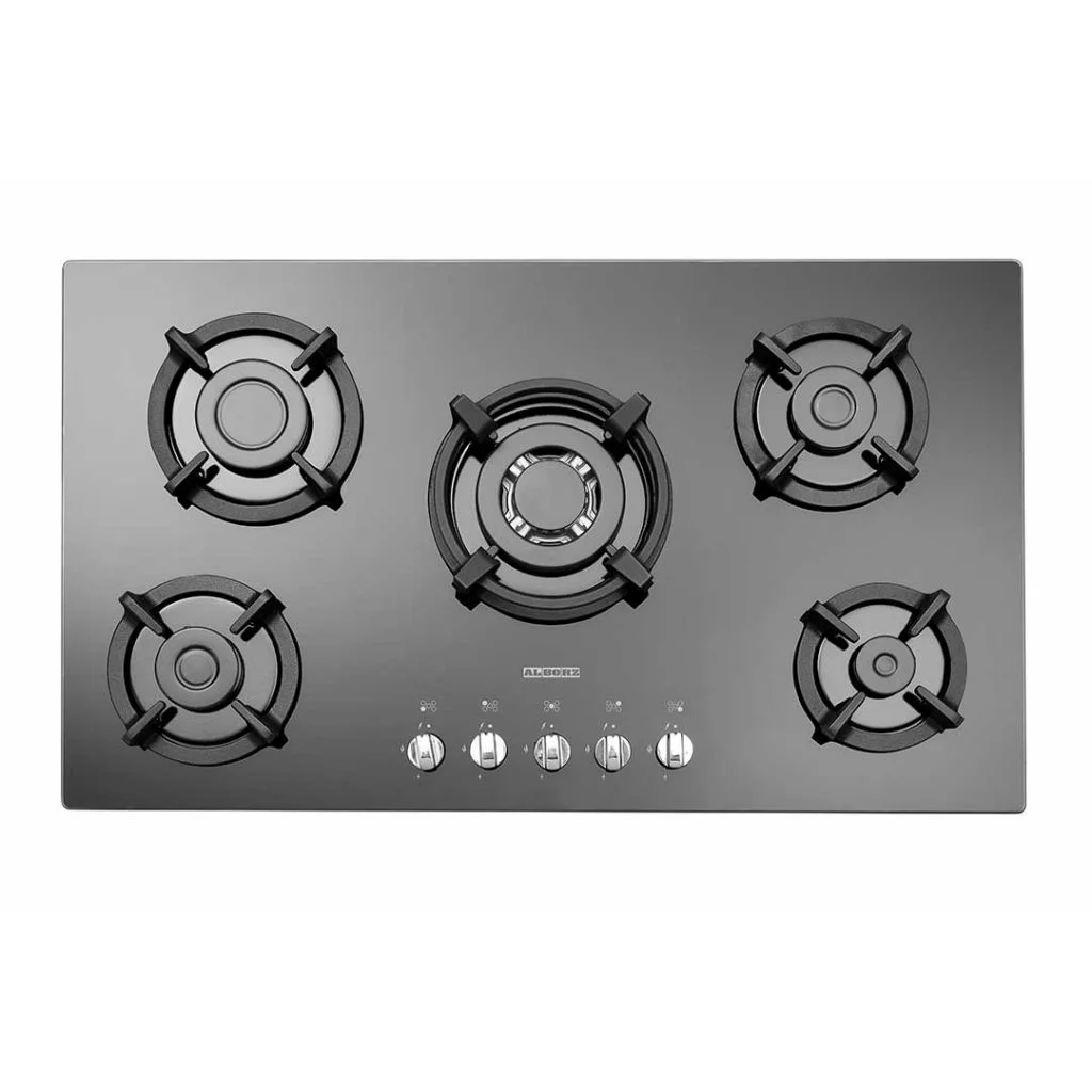 اجاق گاز رومیزی پنج شعله مدل G-5954 i استیل البرز