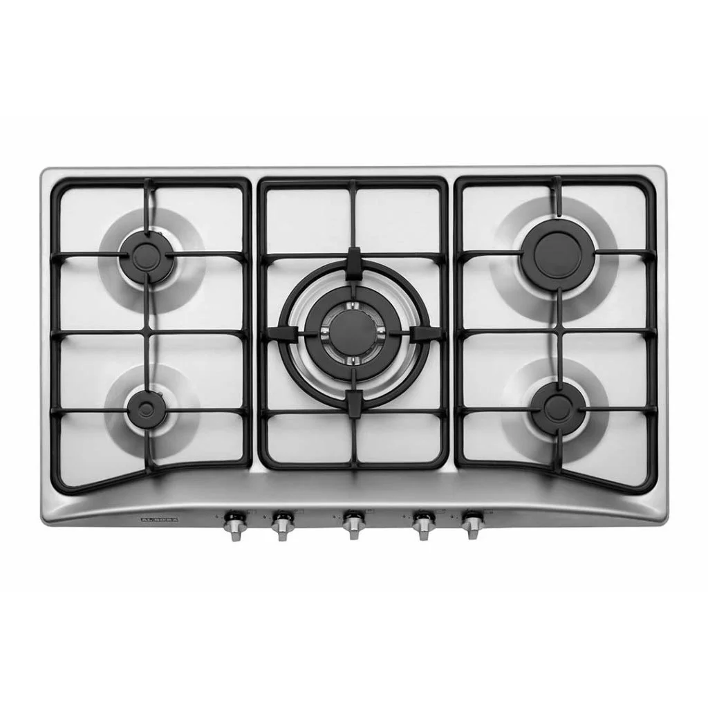 اجاق گاز رومیزی پنج شعله مدل S-5956 i استیل البرز
