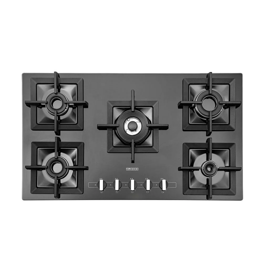 اجاق گاز رومیزی پنج شعله مدل G-5913 استیل البرز