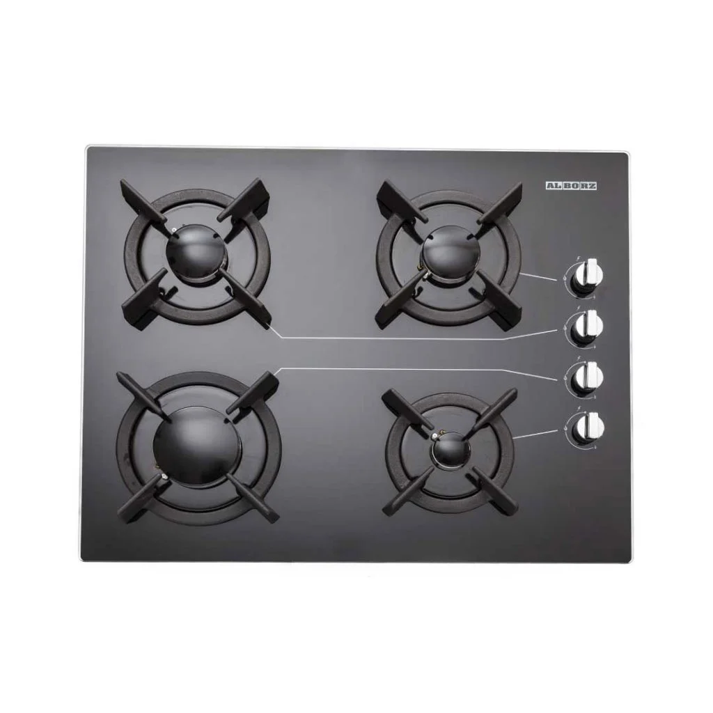اجاق گاز رومیزی چهار شعله‌ مدل G-4601 استیل البرز