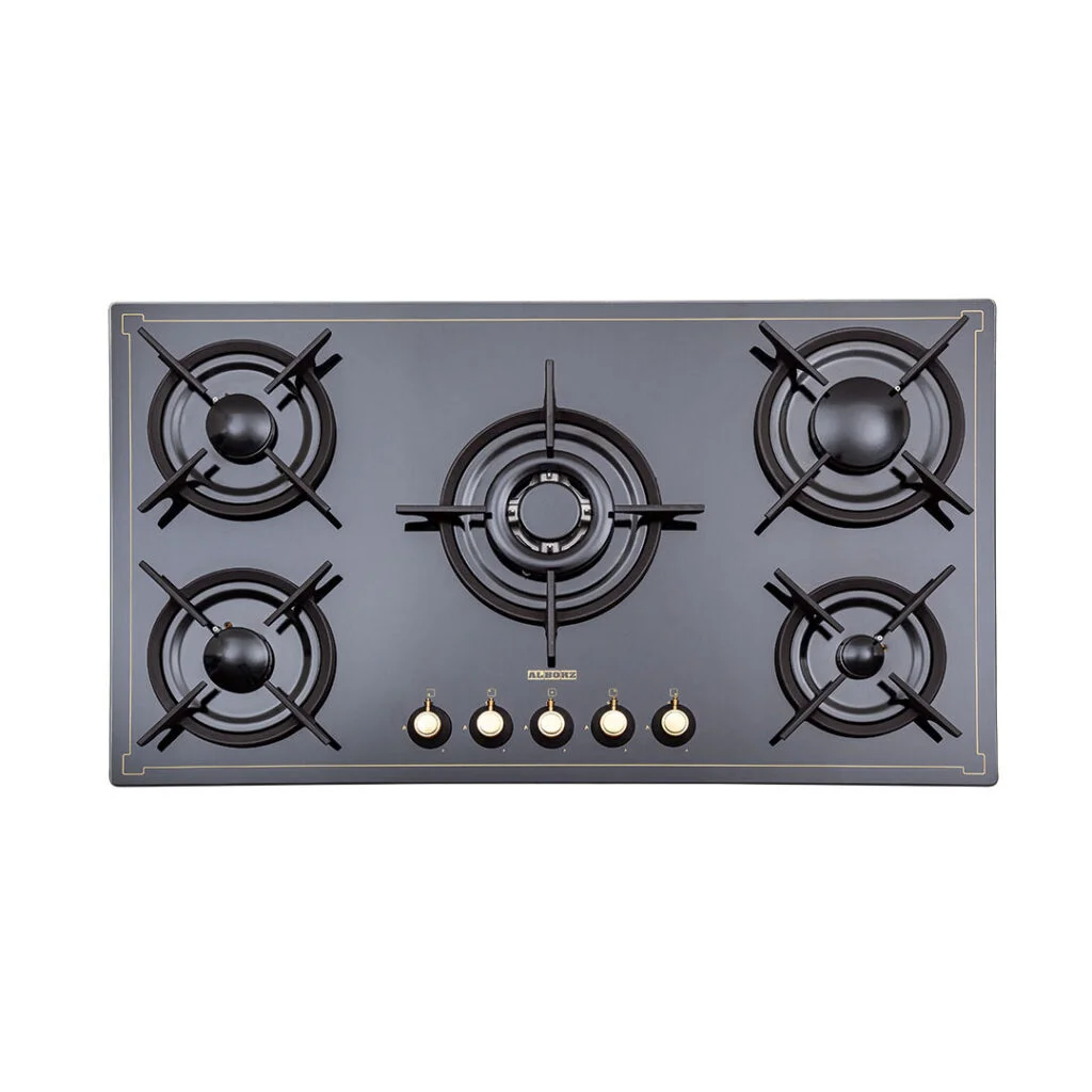 اجاق گاز رومیزی پنج شعله مدل G-5916 استیل البرز