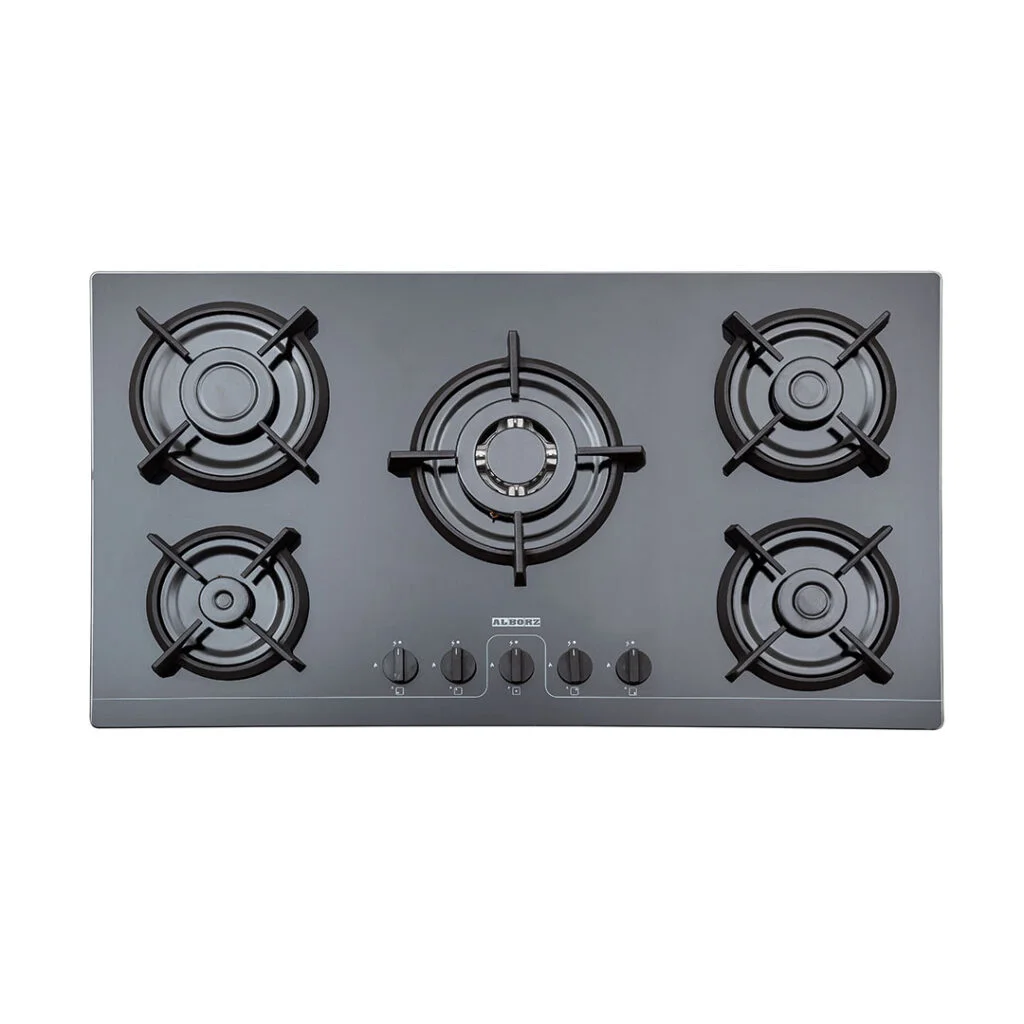 اجاق گاز رومیزی پنج شعله مدل G-5964 i استیل البرز