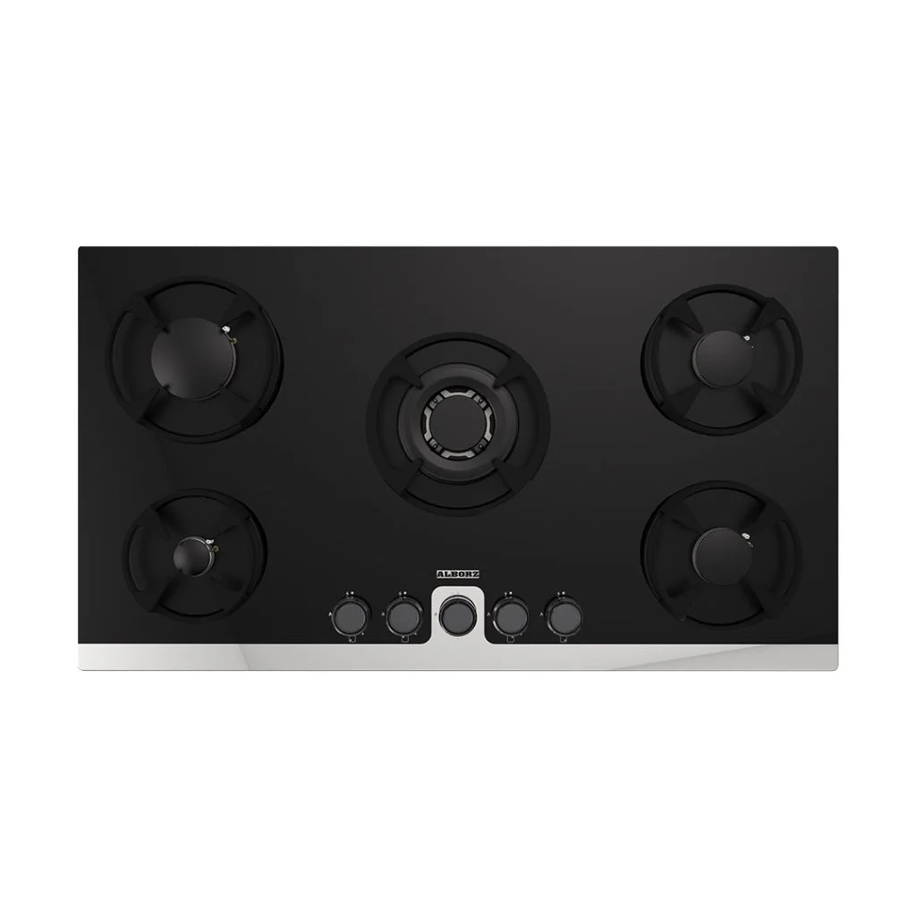 اجاق گاز رومیزی پنج شعله مدل G-5914 استیل البرز