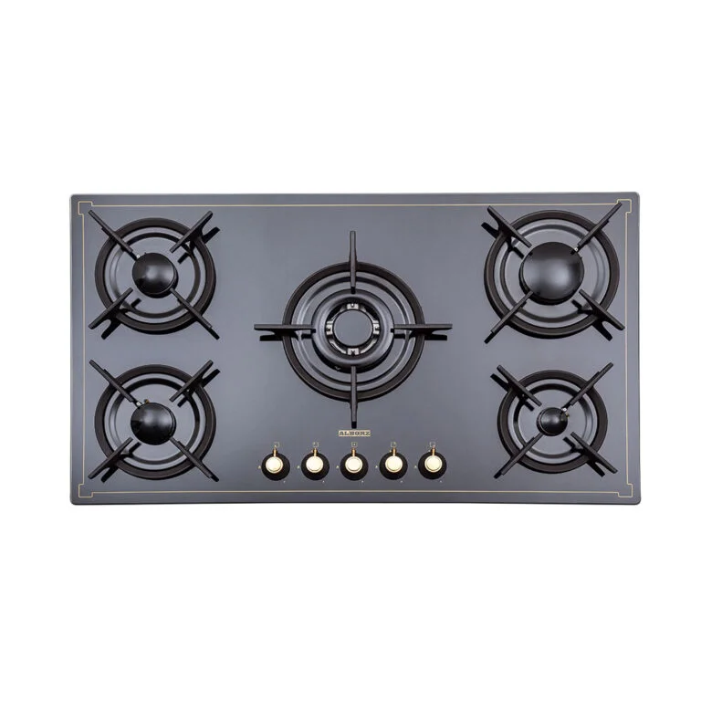 اجاق گاز رومیزی پنج شعله مدل G-5916RED استیل البرز