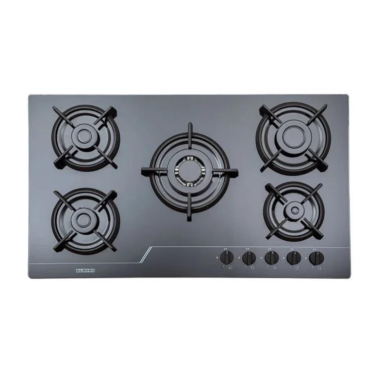 اجاق گاز رومیزی پنج شعله مدل G-5961RED استیل البرز
