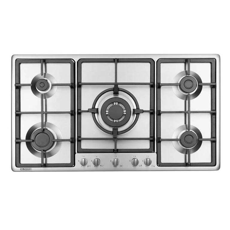 اجاق گاز رومیزی پنج شعله مدل S-5952 RED استیل البرز